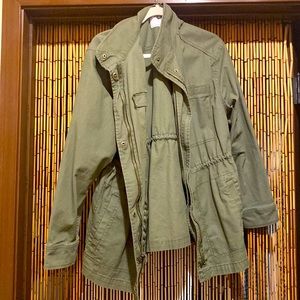Olive green cargo jacket